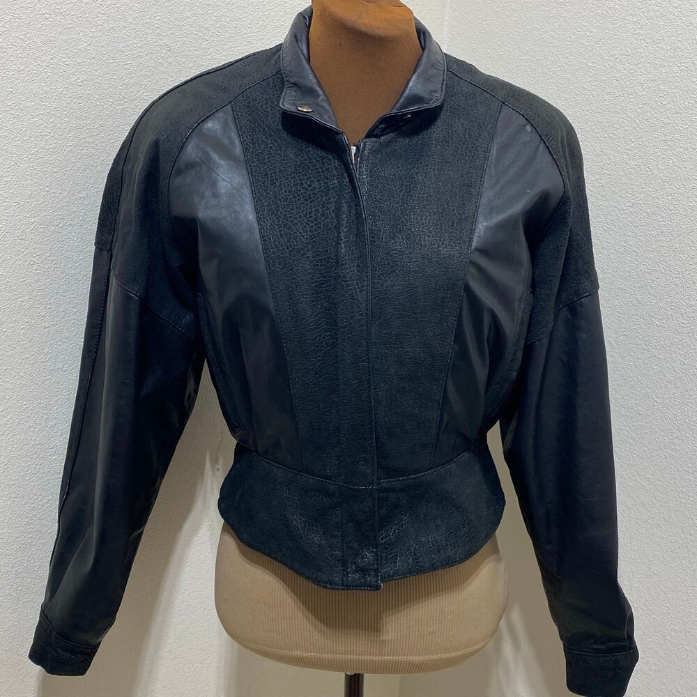 Byrnes & Baker Leather Women's Jacket
Black Motorcycle Thinsulate Size XS